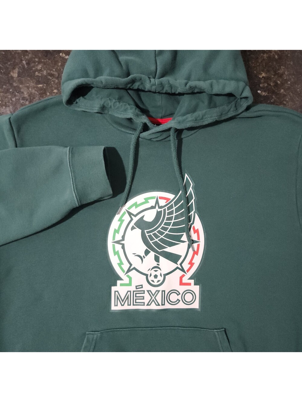Adidas 2022-23 Mexico Graphic National Soccer Futbol Hoodie Pullover Mens Large